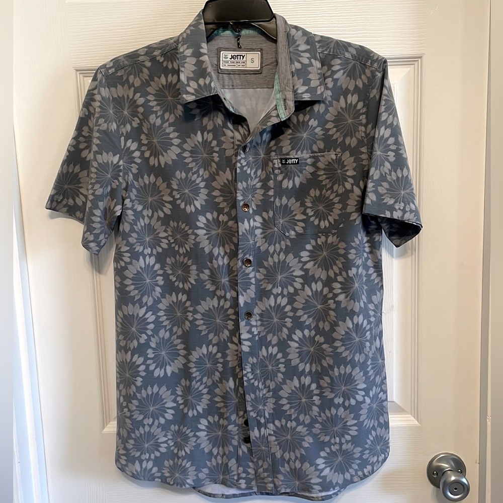 Jetty Garwood Woven Shirt - Sage - Small